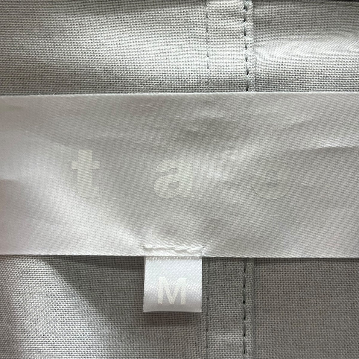 TAO COMME des GARCONS ウールトロ先染チンツ加工コート 古着・中古-5枚目のアイテム画像