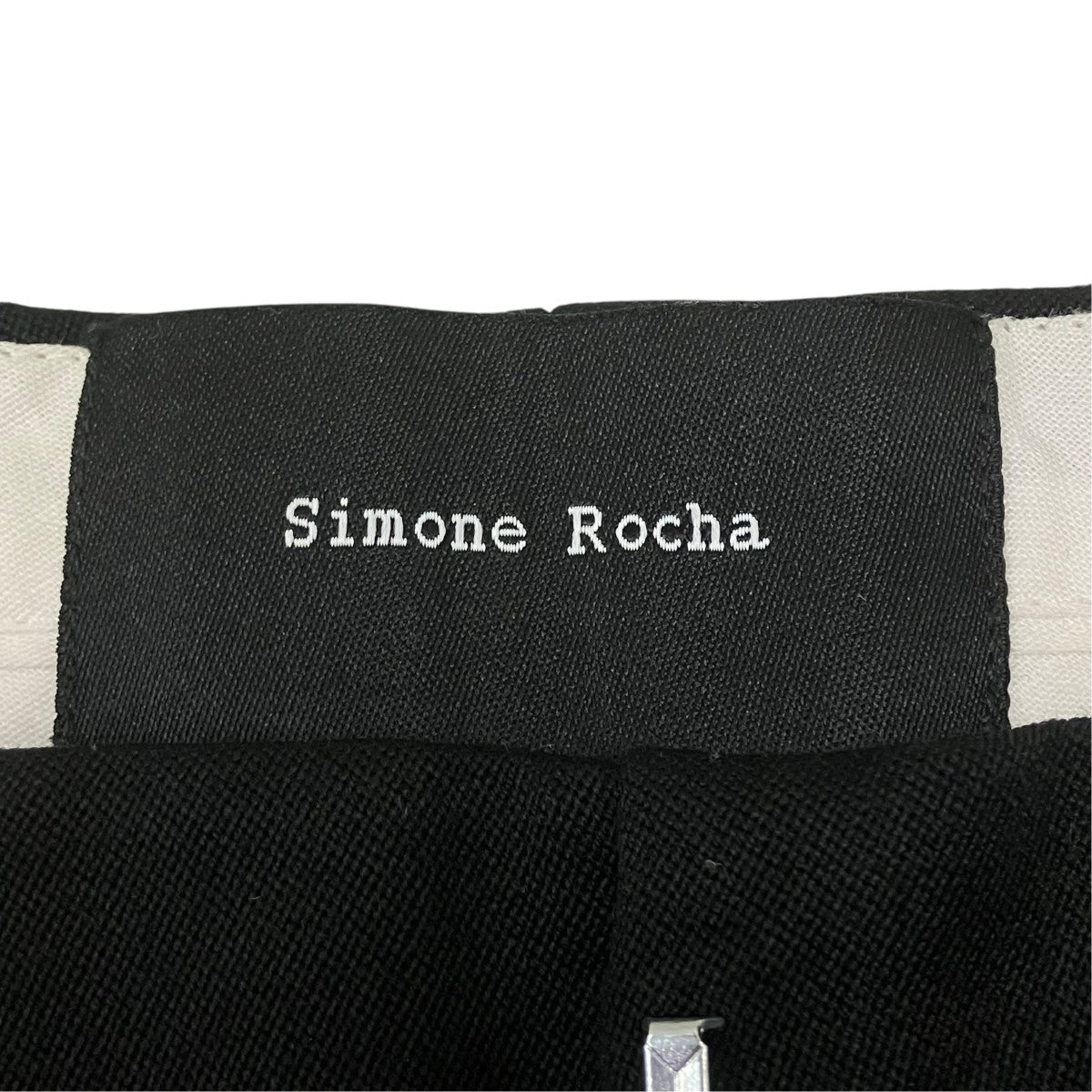 Simone Rocha フローラルアップリケスラックス 古着・中古-6枚目のアイテム画像