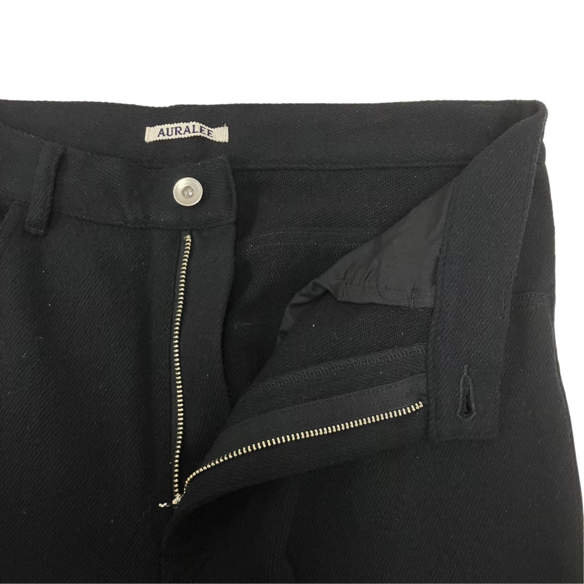 26SS SILK NEP DENIM 5P WIDE PANTS シルクネップデニムワイドパンツ