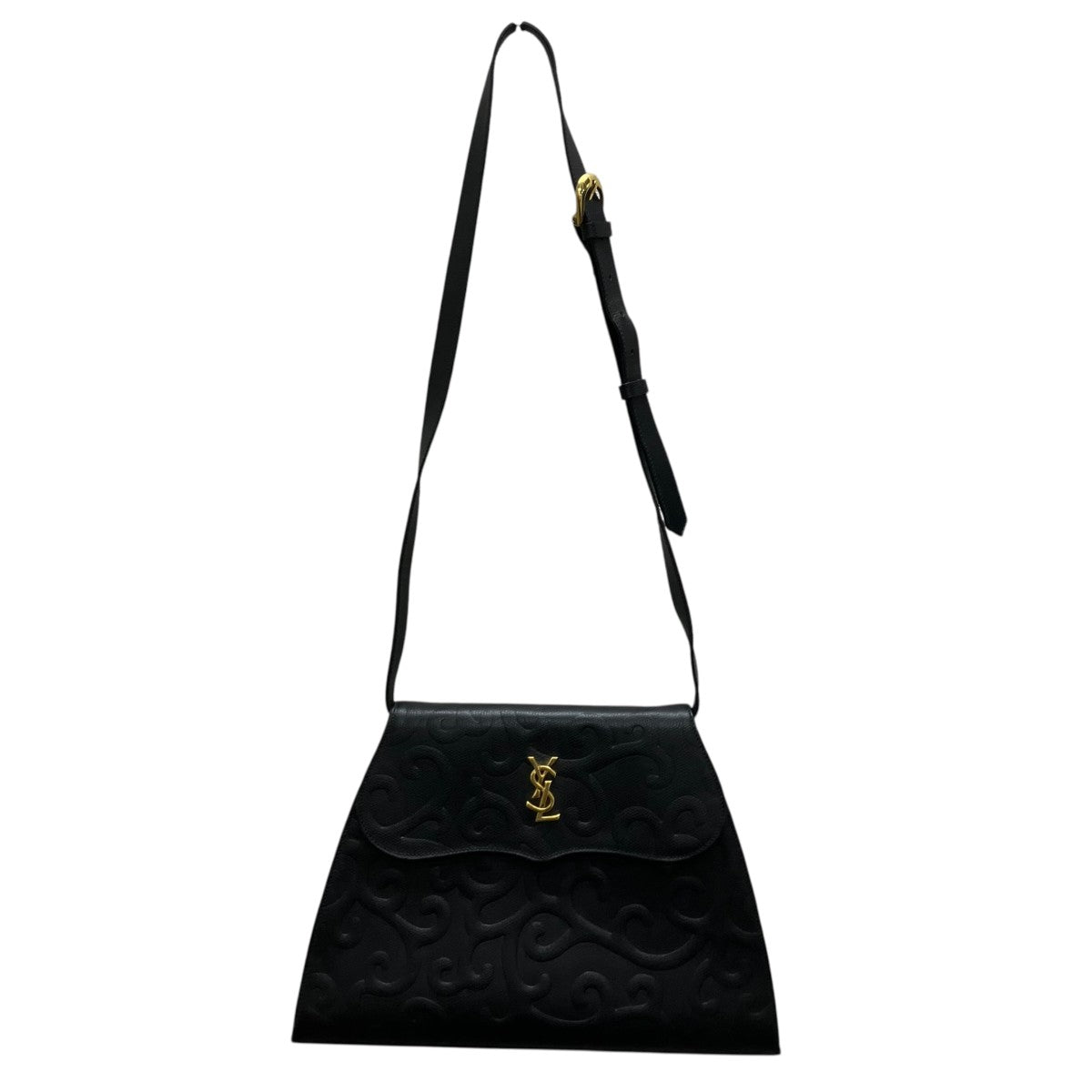 Yves Saint Laurent ロゴショルダーバッグ 古着・中古-3枚目のアイテム画像