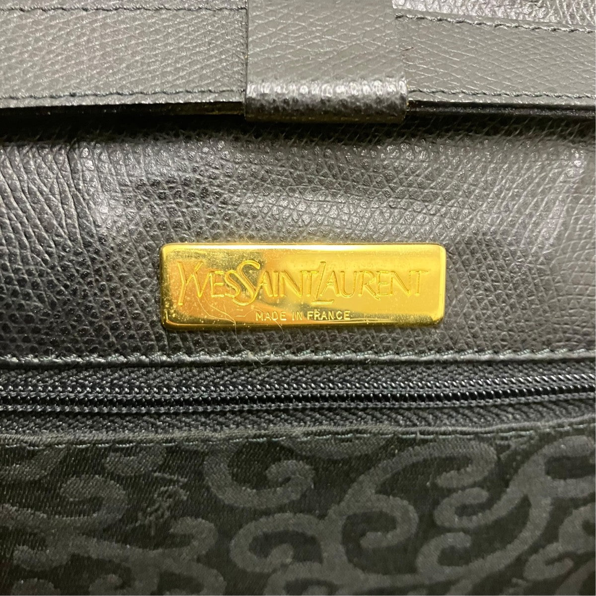 Yves Saint Laurent ロゴショルダーバッグ 古着・中古-9枚目のアイテム画像
