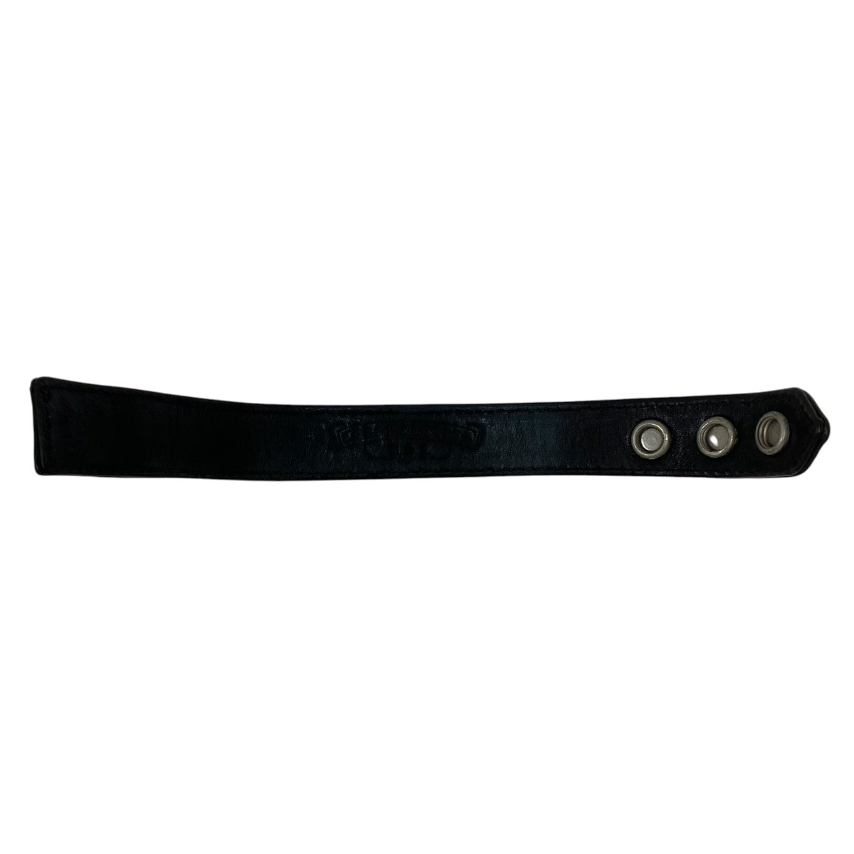 CHROME HEARTS 3ボタン2スナップレザーブレスレット 古着・中古-4枚目のアイテム画像