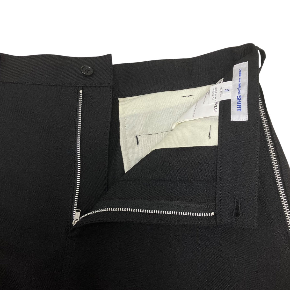 26SS ポリエステル縮絨サイドジップパンツ