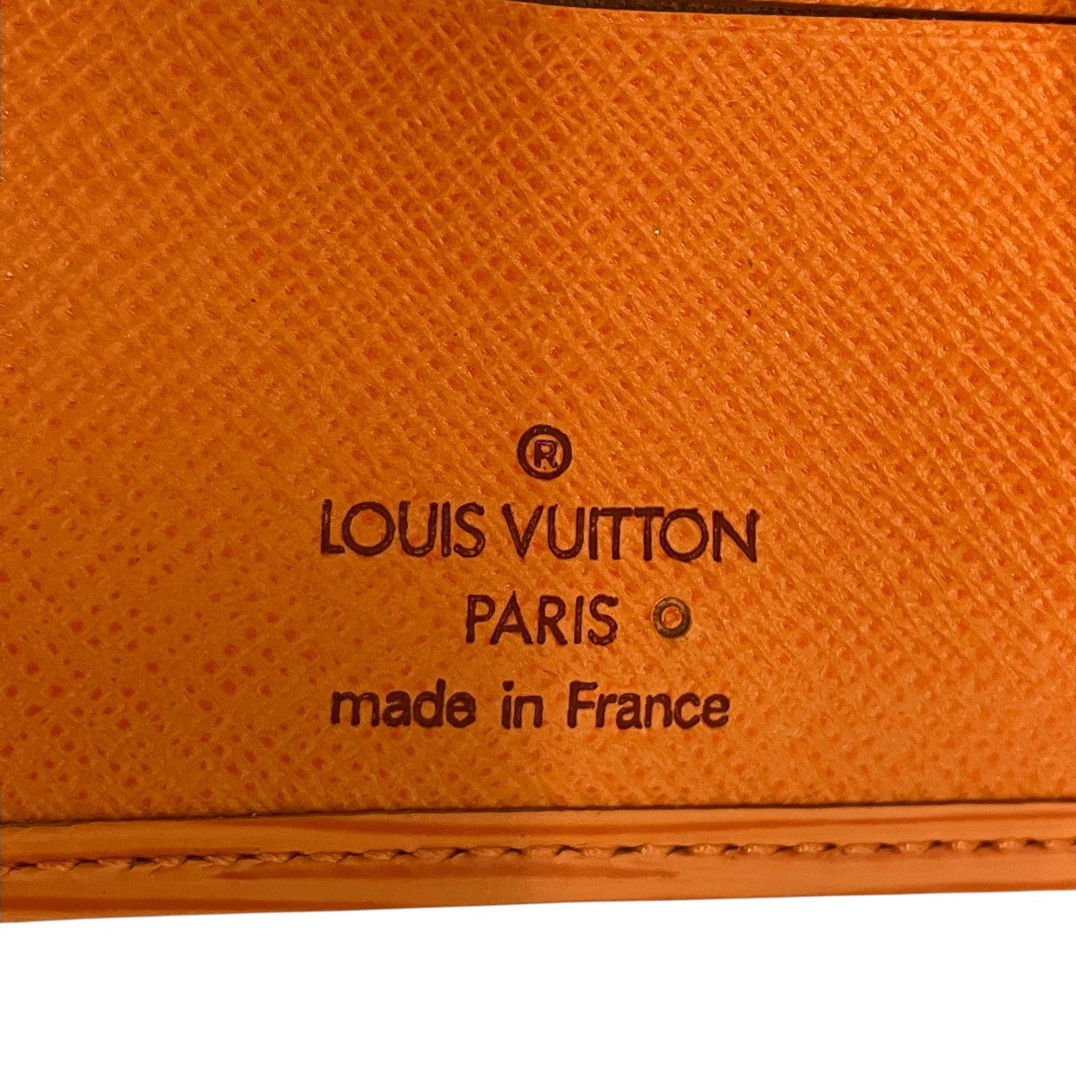 LOUIS VUITTON(ルイヴィトン) EPI 2つ折り財布 M6355H MI0063 オレンジ