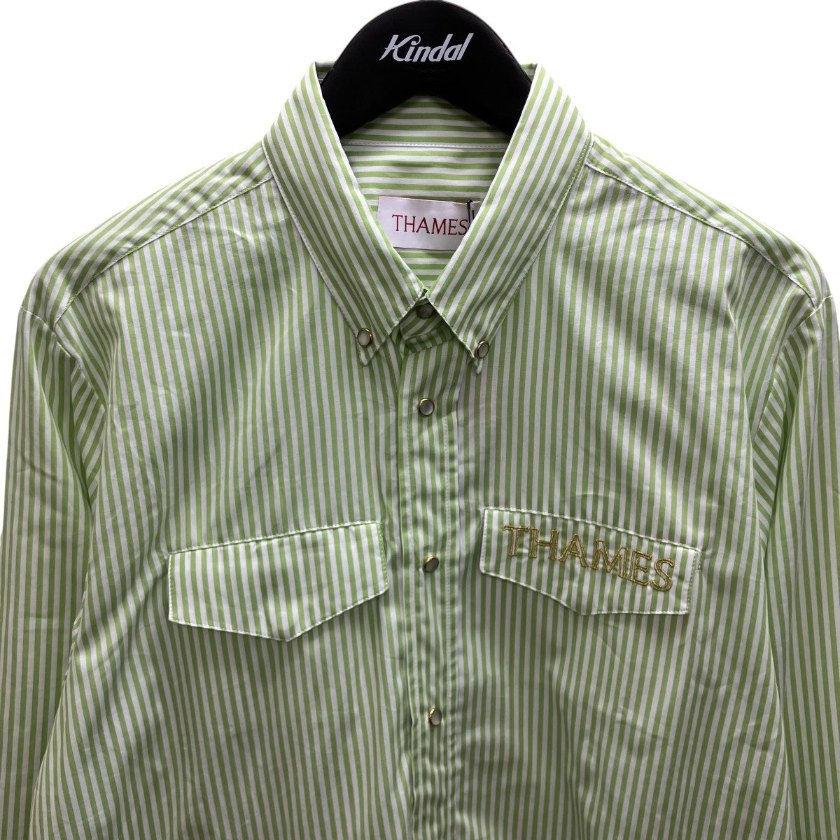 E．P SHIRT ストライプシャツ
