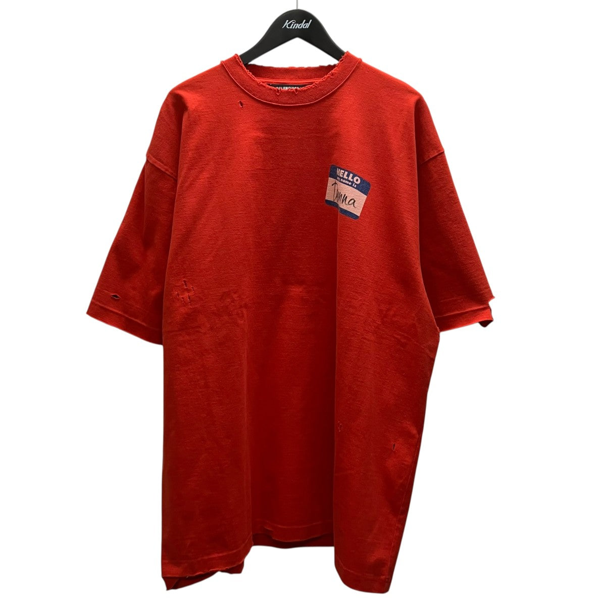 デストロイ加工半袖Tシャツ