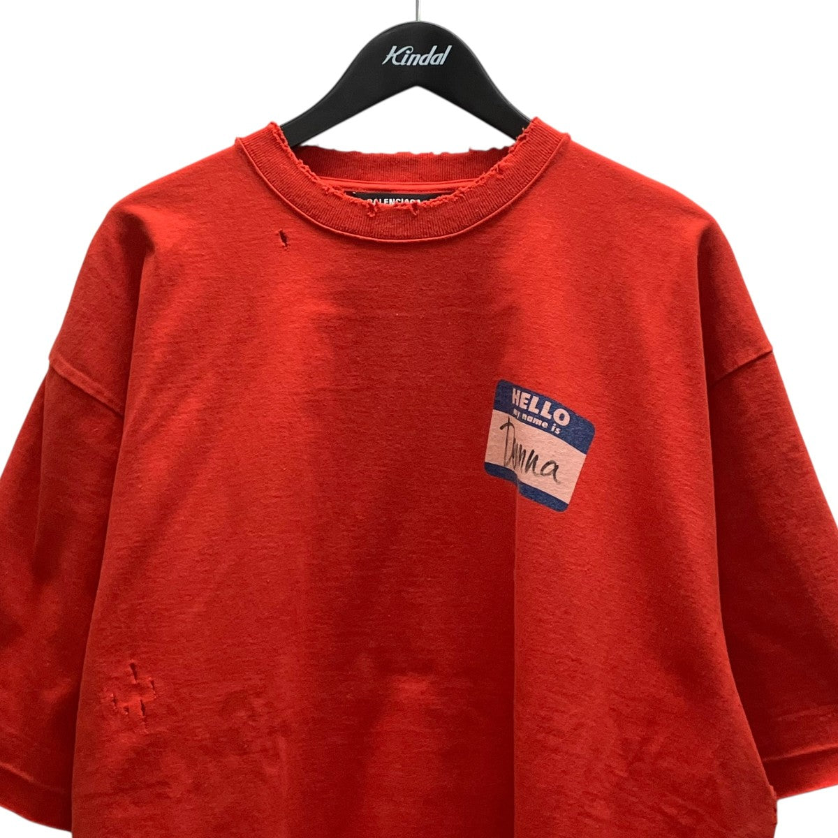 デストロイ加工半袖Tシャツ