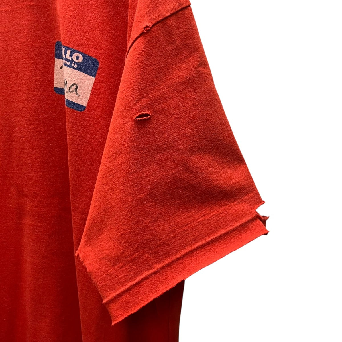 デストロイ加工半袖Tシャツ