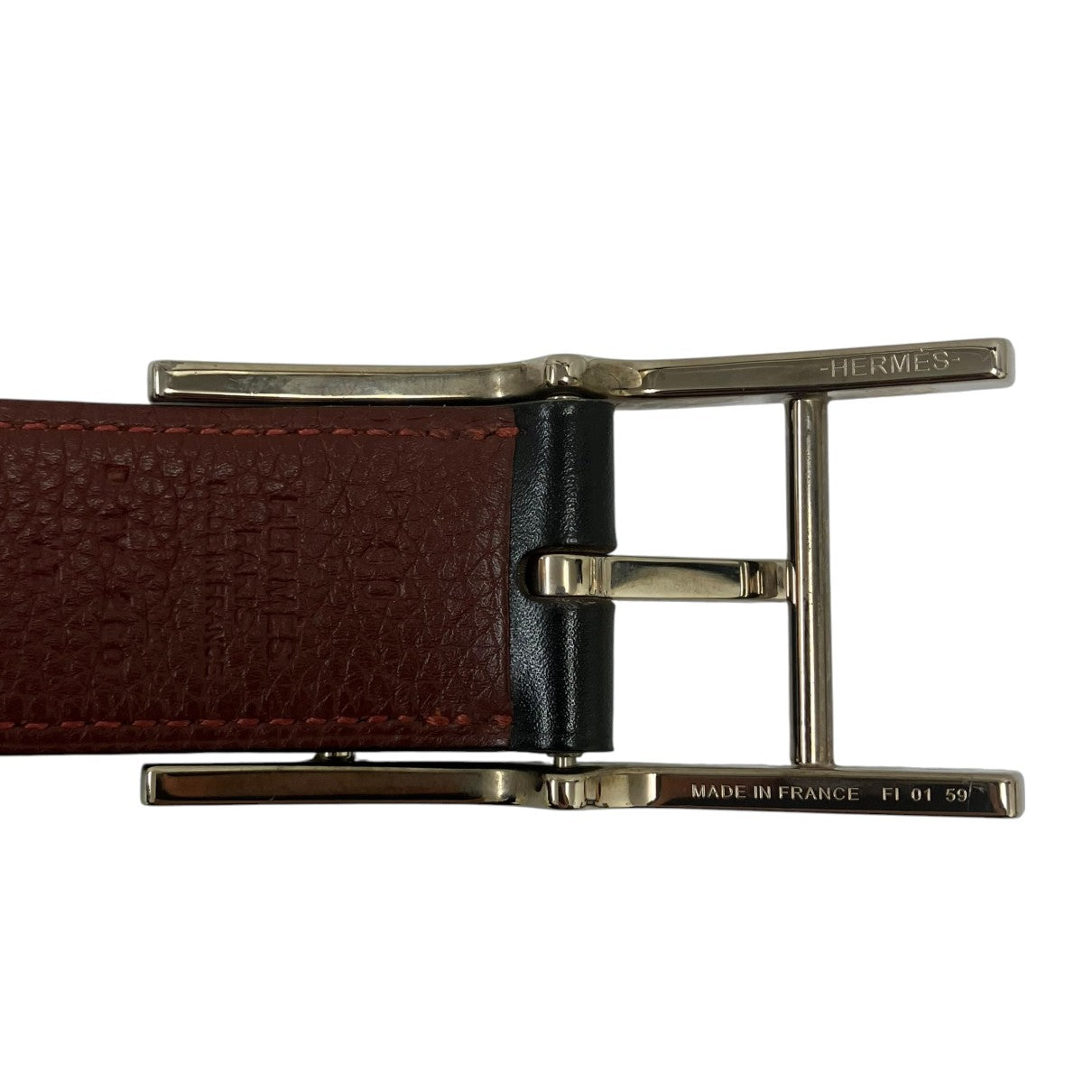 HERMES D刻印カンタンリバーシブルベルト 古着・中古-3枚目のアイテム画像