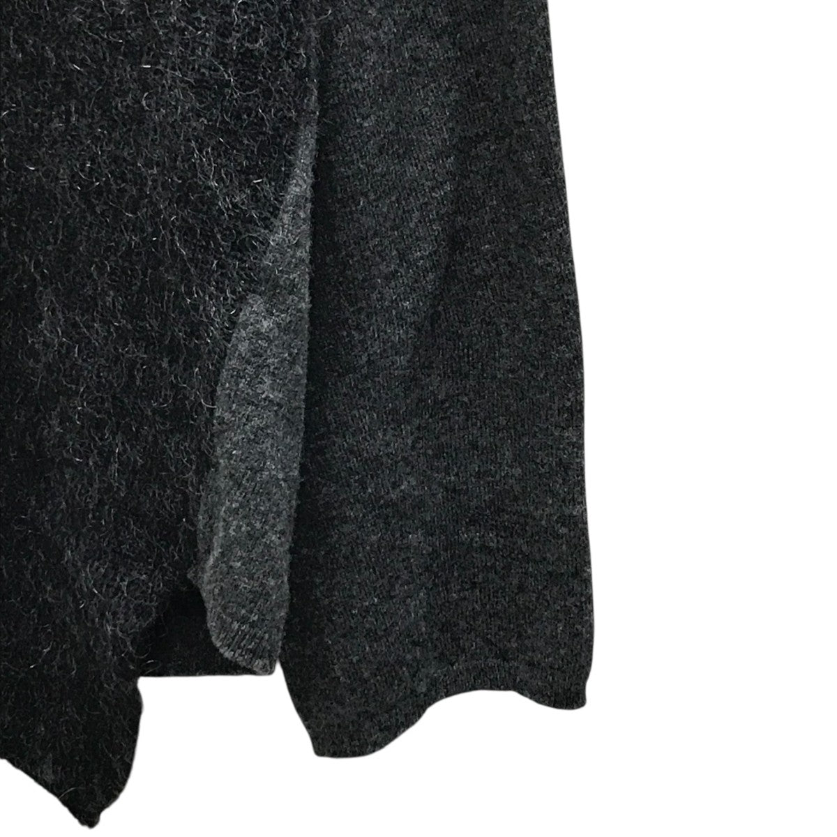 25AW ウール天竺×モヘヤ片畔編みニット