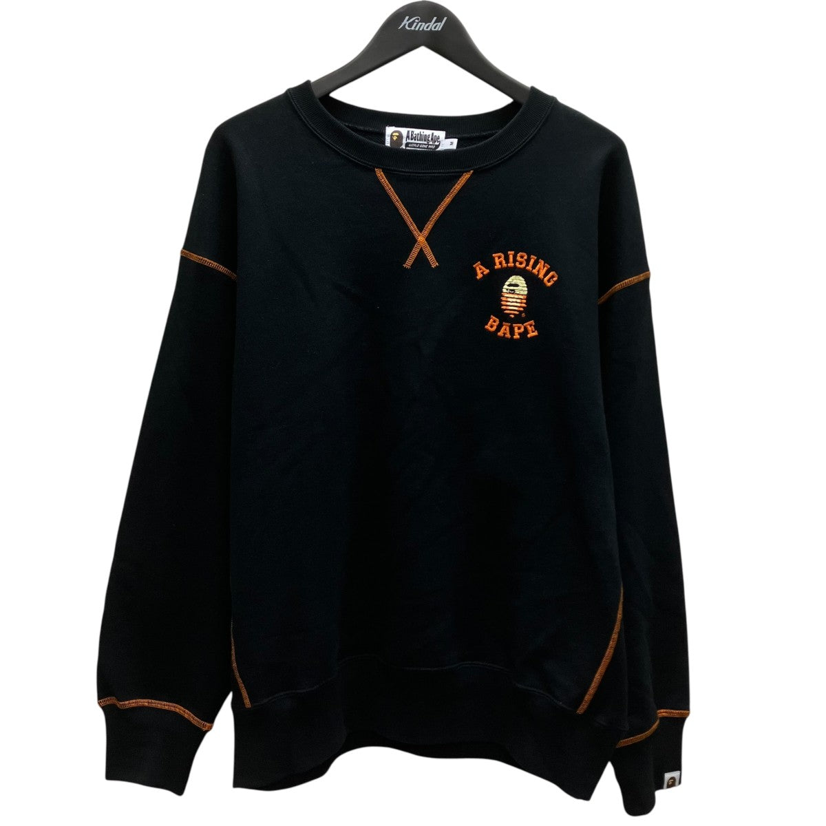 A RISING BAPE RELAXED FIT CREWNECK SWEATSHIRT スウェット