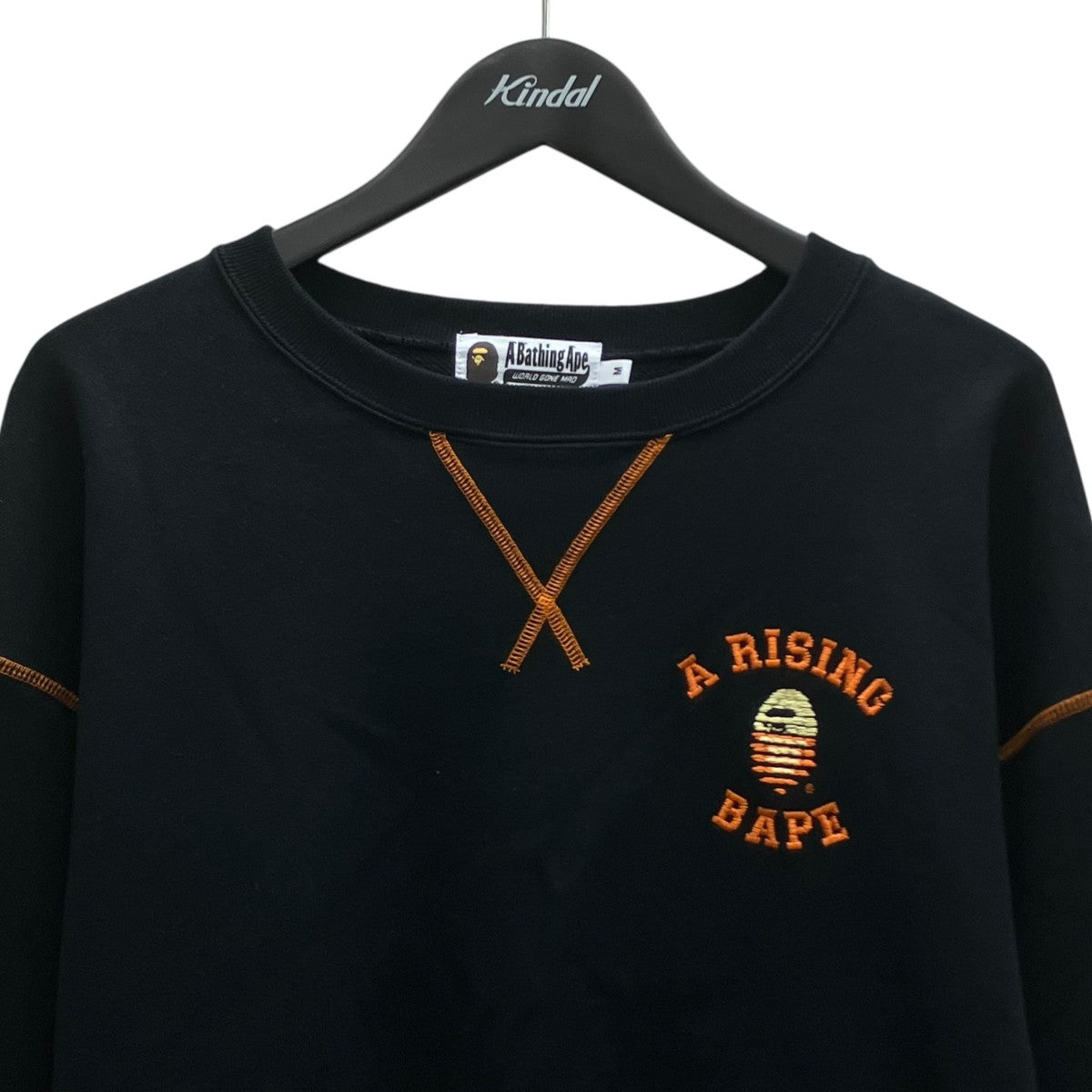 A RISING BAPE RELAXED FIT CREWNECK SWEATSHIRT スウェット