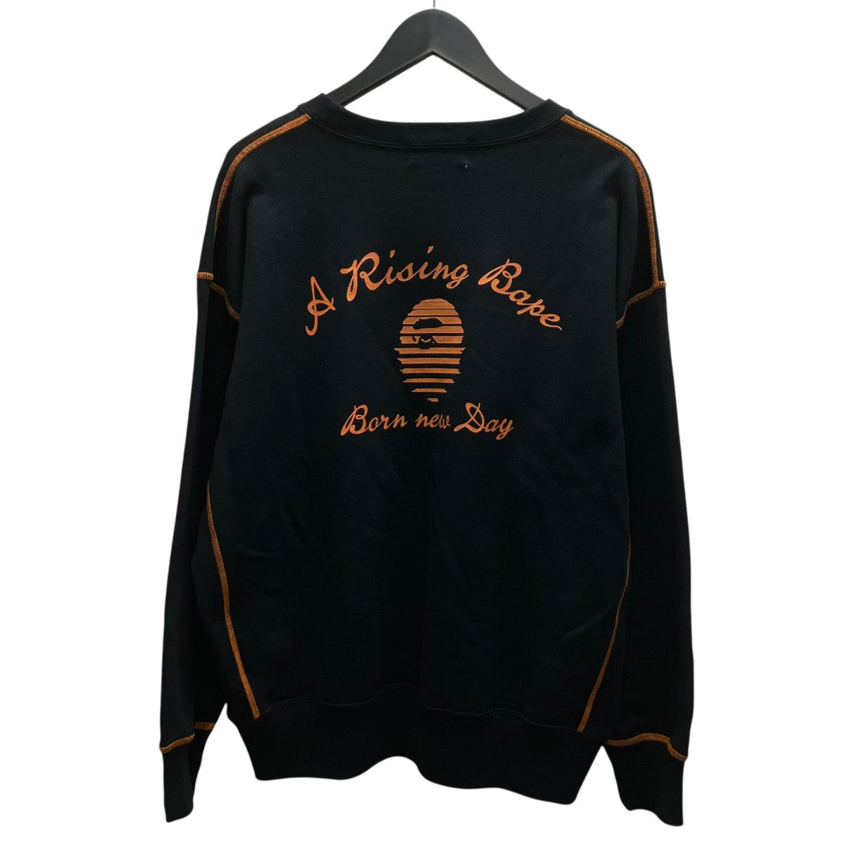 A RISING BAPE RELAXED FIT CREWNECK SWEATSHIRT スウェット