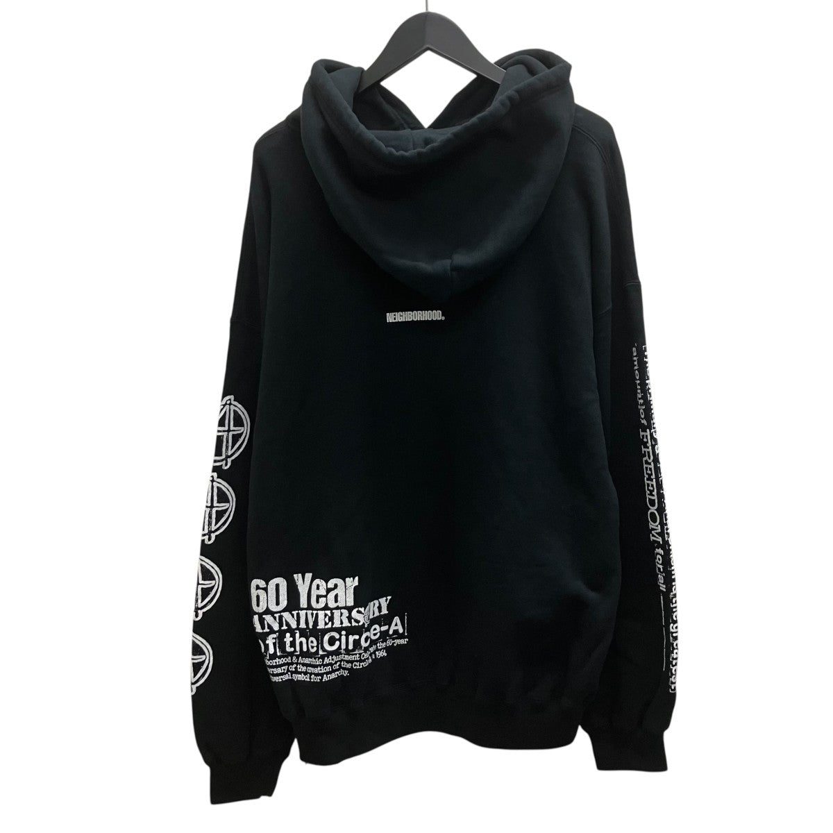 NEIGHBORHOOD 24A ANARCHIC ADJUSTMENT ． SWEAT HOODIE プリントパーカー 古着・中古-2枚目のアイテム画像
