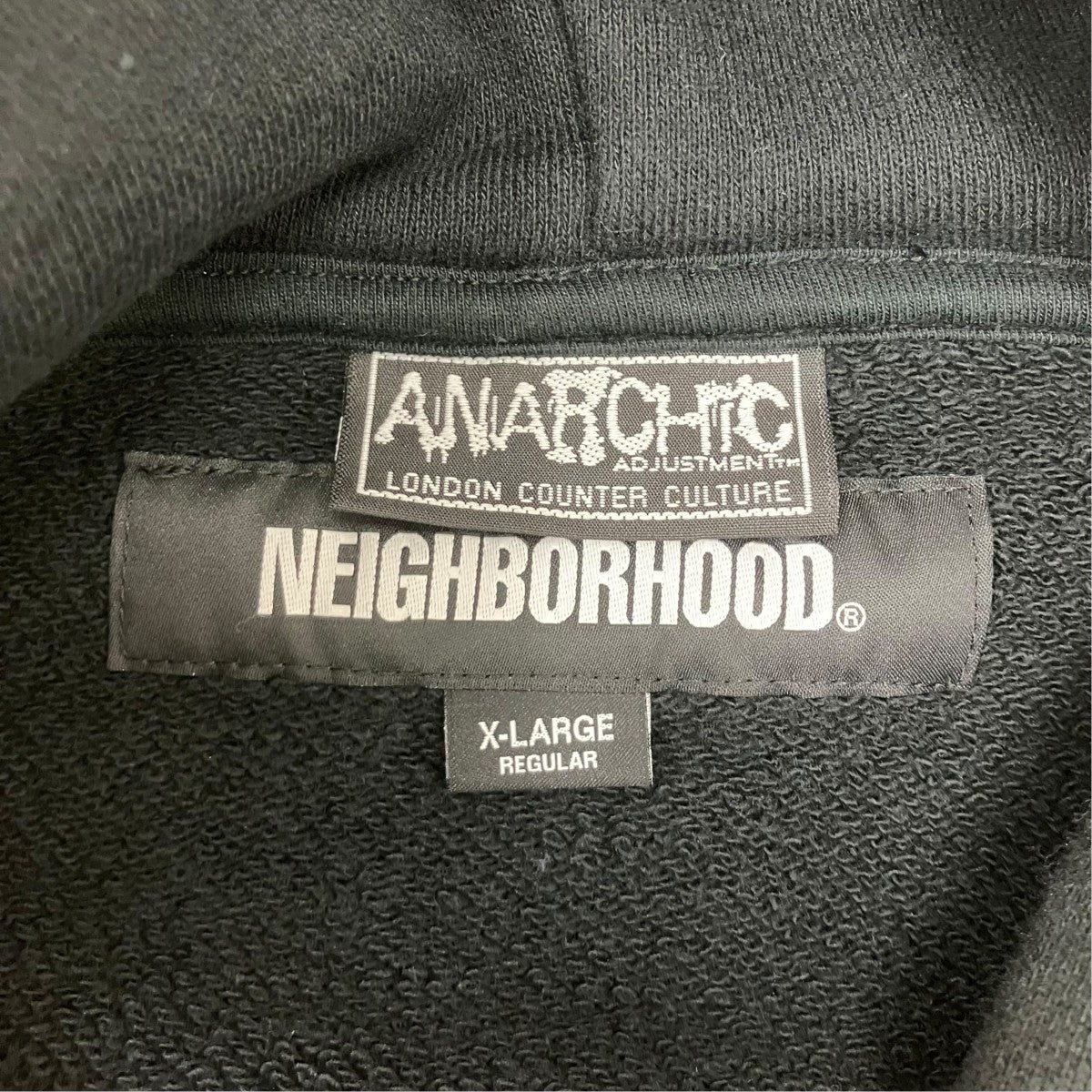 NEIGHBORHOOD 24A ANARCHIC ADJUSTMENT ． SWEAT HOODIE プリントパーカー 古着・中古-5枚目のアイテム画像