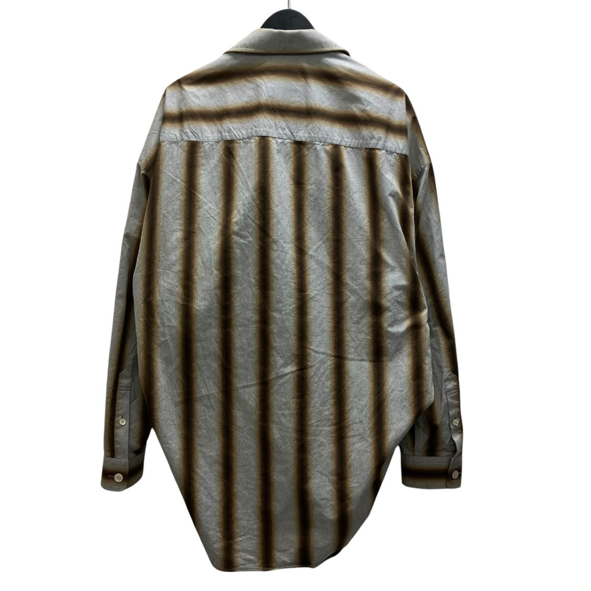 Maison MIHARA YASUHIRO Stripe Open Collar Shirt ストライプオープンカラーシャツ 古着・中古-3枚目のアイテム画像