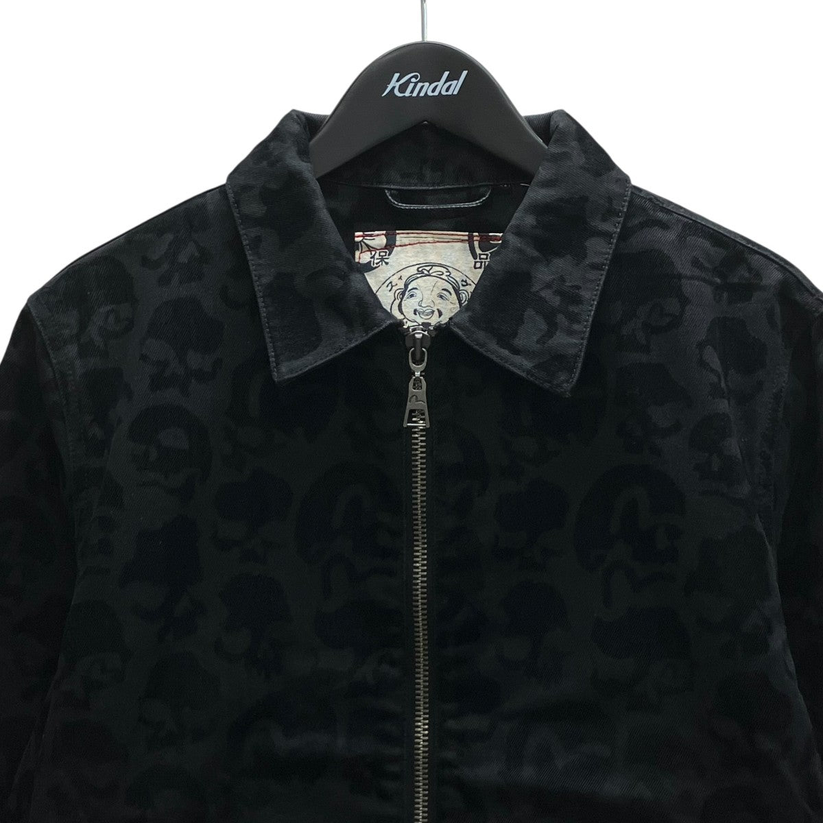 All-over Scattered Flocking Skull Loose-fit Jacket ブルゾン