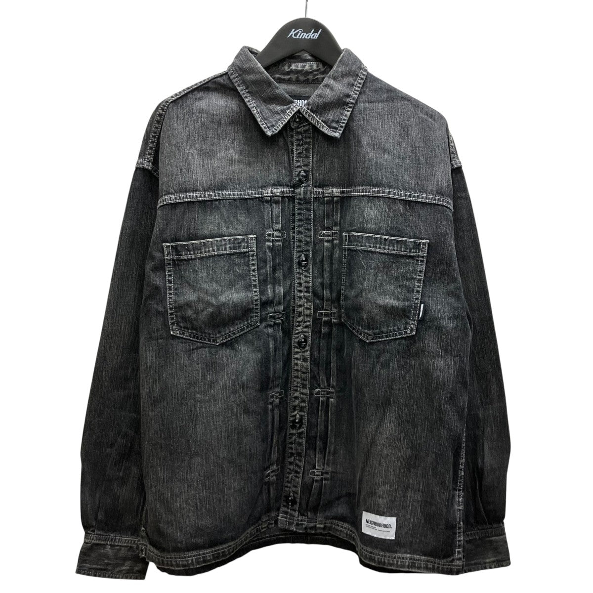 WASHED DENIM SHIRT LS 長袖シャツ