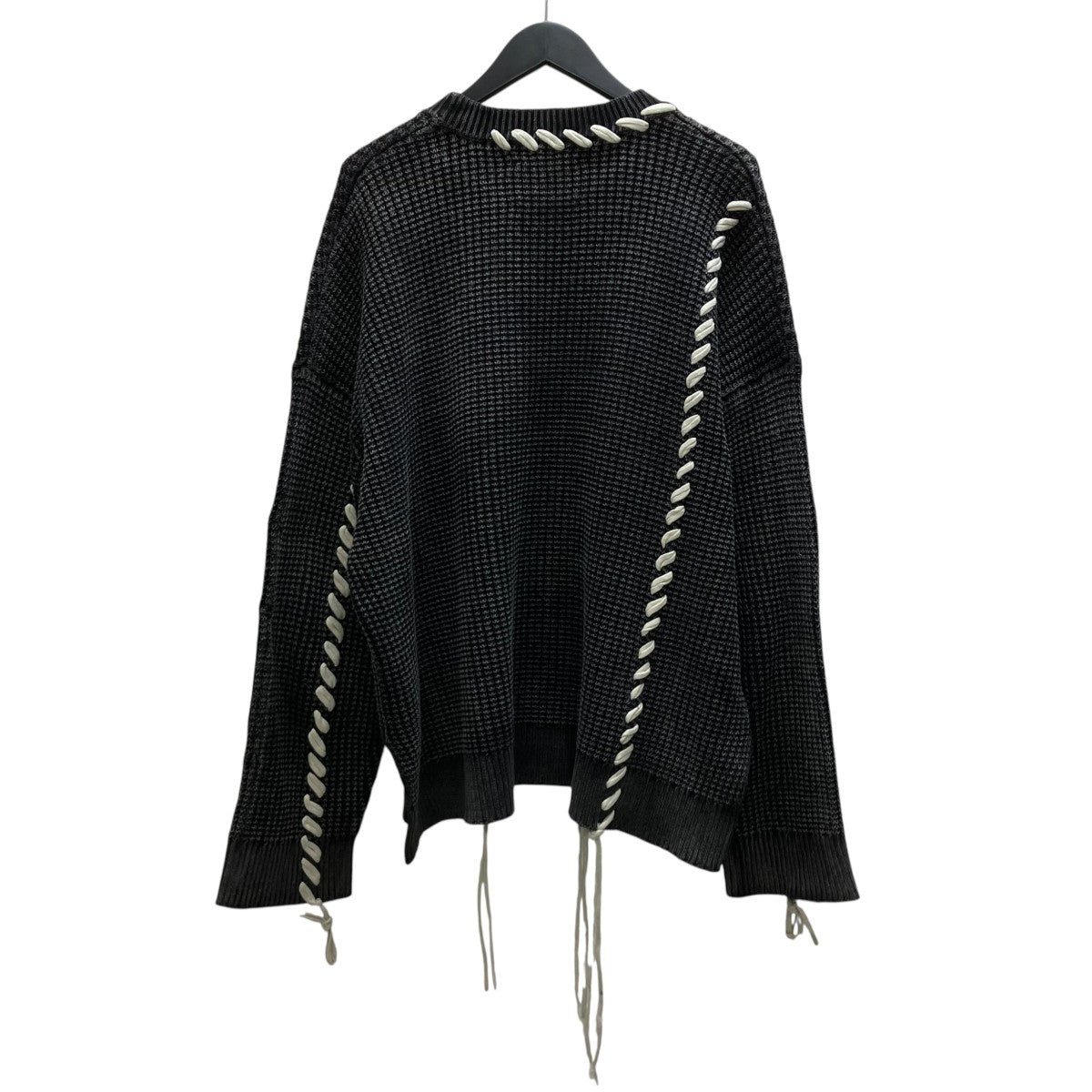 Oni-Waffle Chemical Over-Dye Knit Pullover ワッフルニット