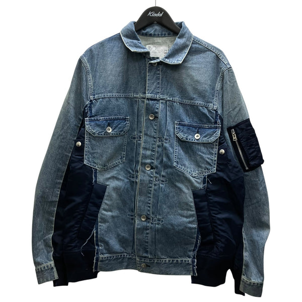 sacai(サカイ) Denim x Nylon Twill Jacket デニムジャケット SCM-053