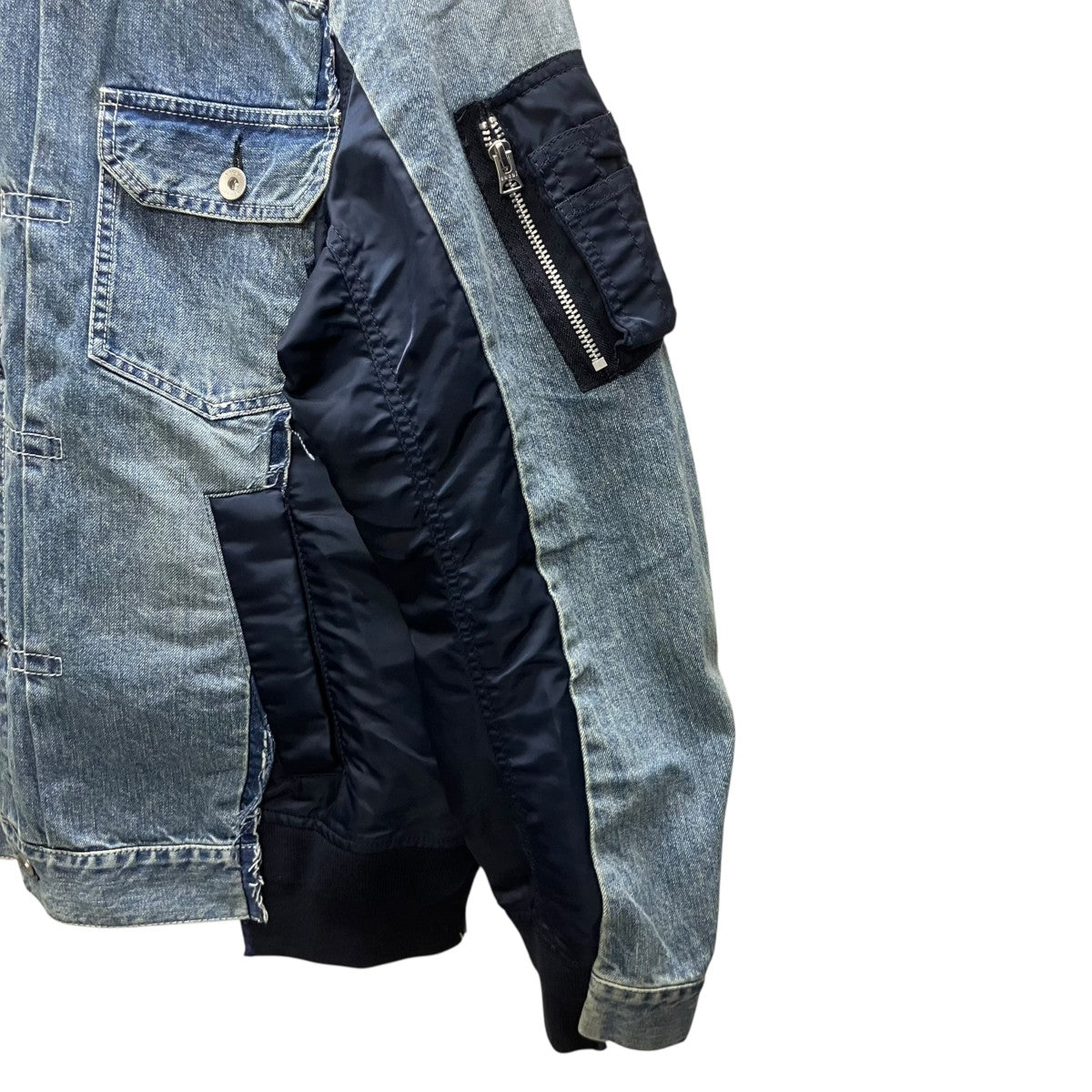 Denim x Nylon Twill Jacket デニムジャケット