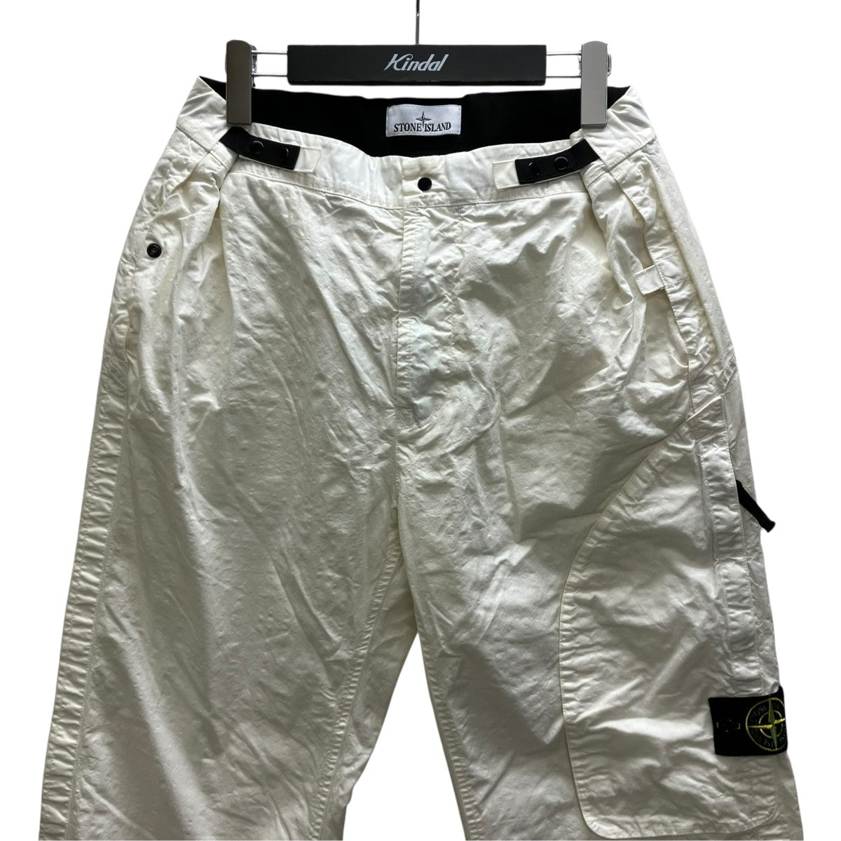 STONE ISLAND Organic Nylon Panama-TC Cargo Pants カーゴパンツ 古着・中古-3枚目のアイテム画像
