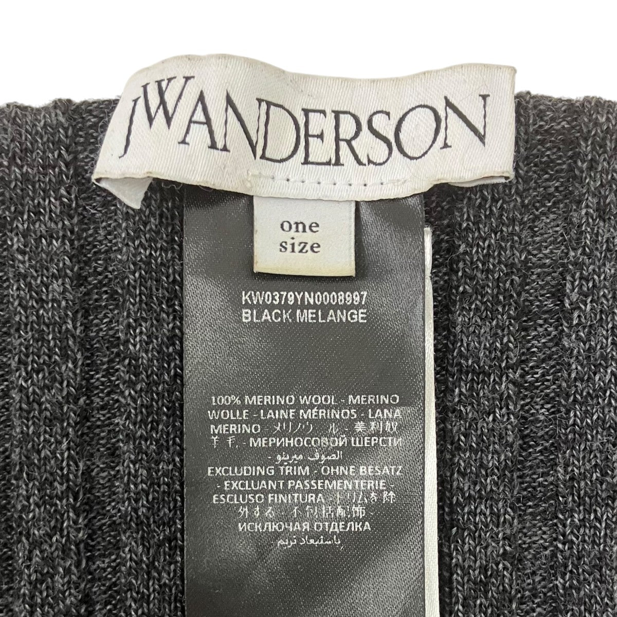 J．W．ANDERSON ウールスカーフ 古着・中古-4枚目のアイテム画像