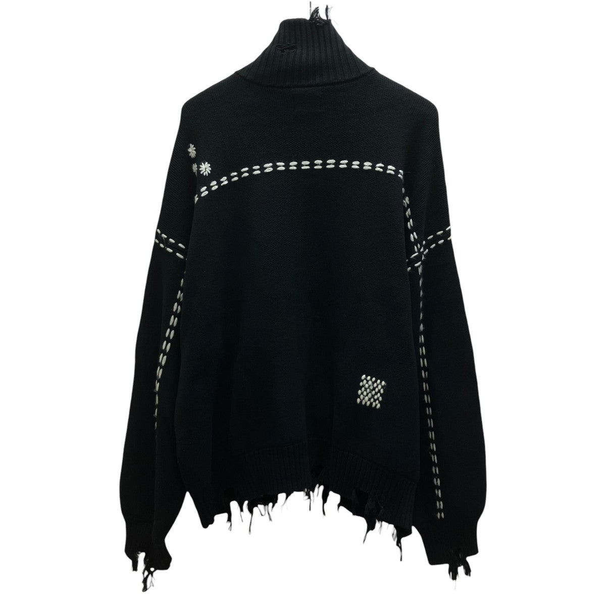 HAND STITCH KNIT DRIVERS ジップアップニット
