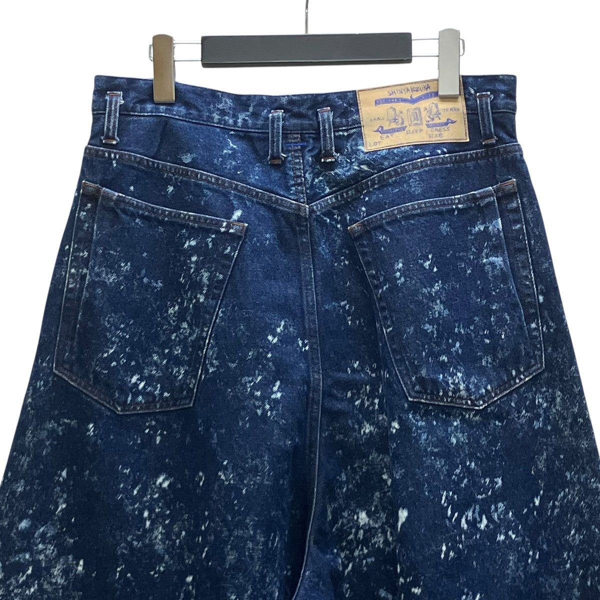 SHINYA KOZUKA BLEACHED ORDINARY CITY STRAIGHT デニムパンツ 古着・中古-4枚目のアイテム画像