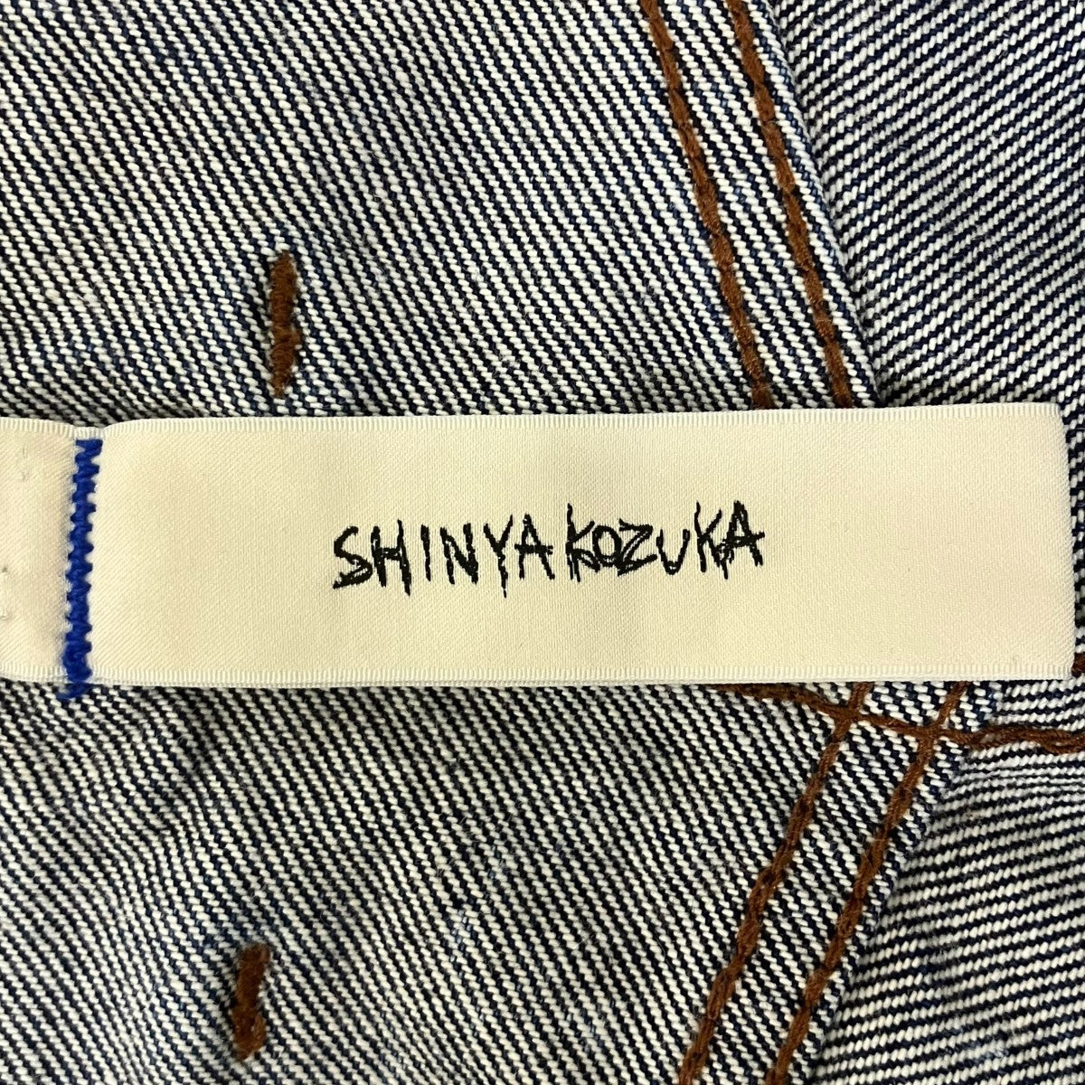SHINYA KOZUKA BLEACHED ORDINARY CITY STRAIGHT デニムパンツ 古着・中古-6枚目のアイテム画像