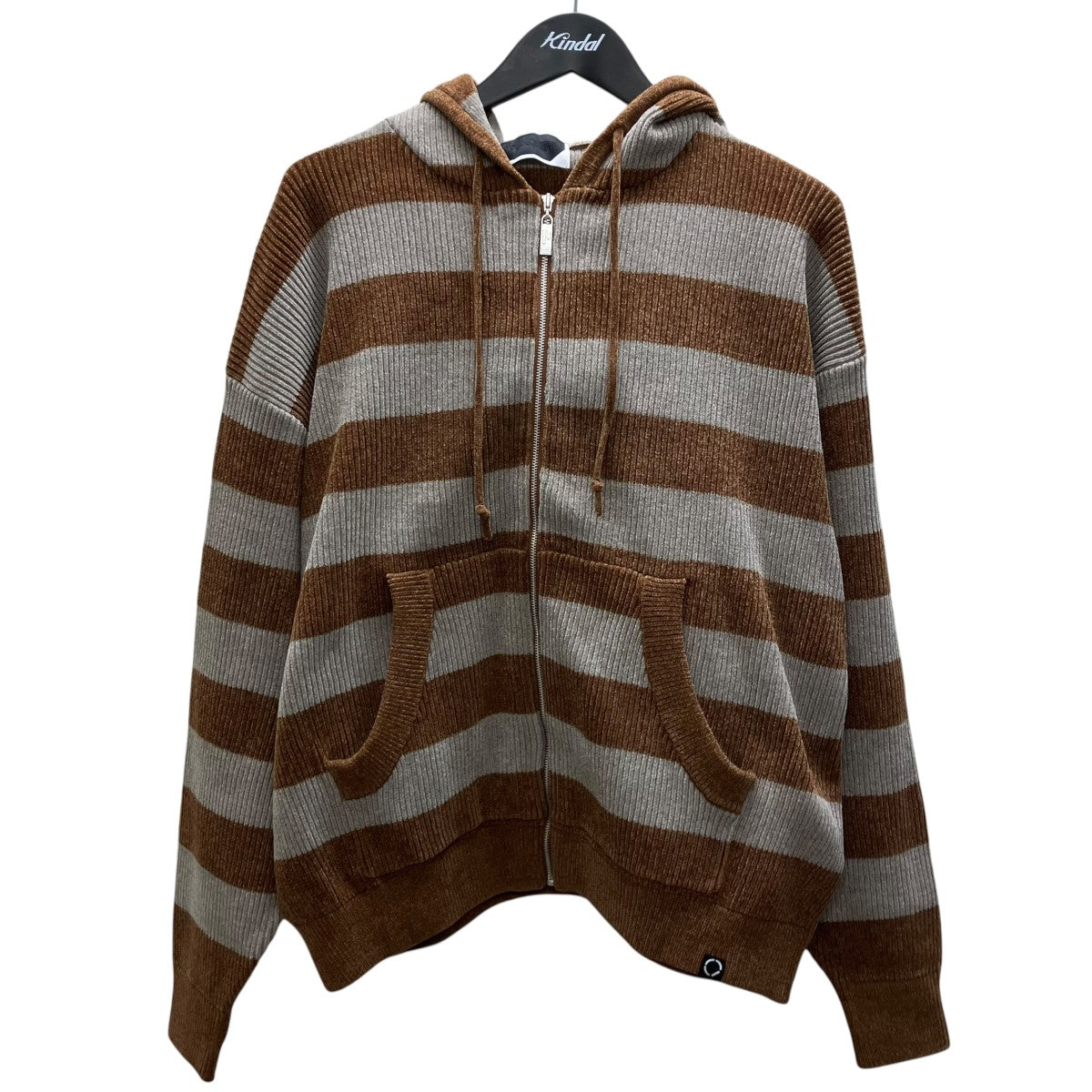 26AW ボーダージップパーカー