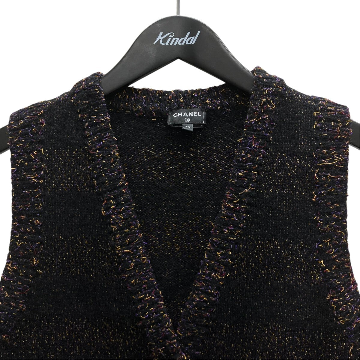 CHANEL ニットベスト 古着・中古-2枚目のアイテム画像