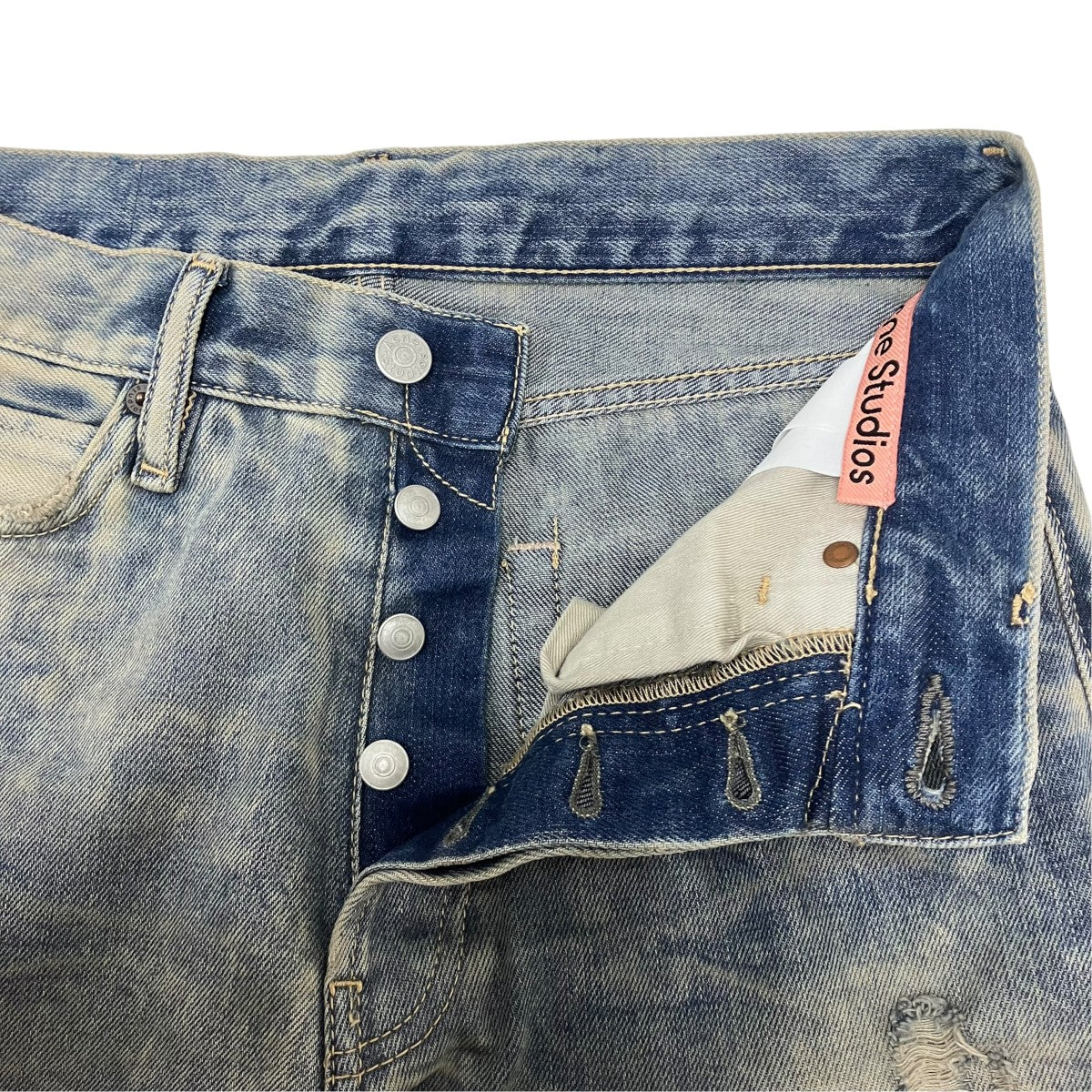 U Goldmine 1981ルーズフィットデニムパンツ