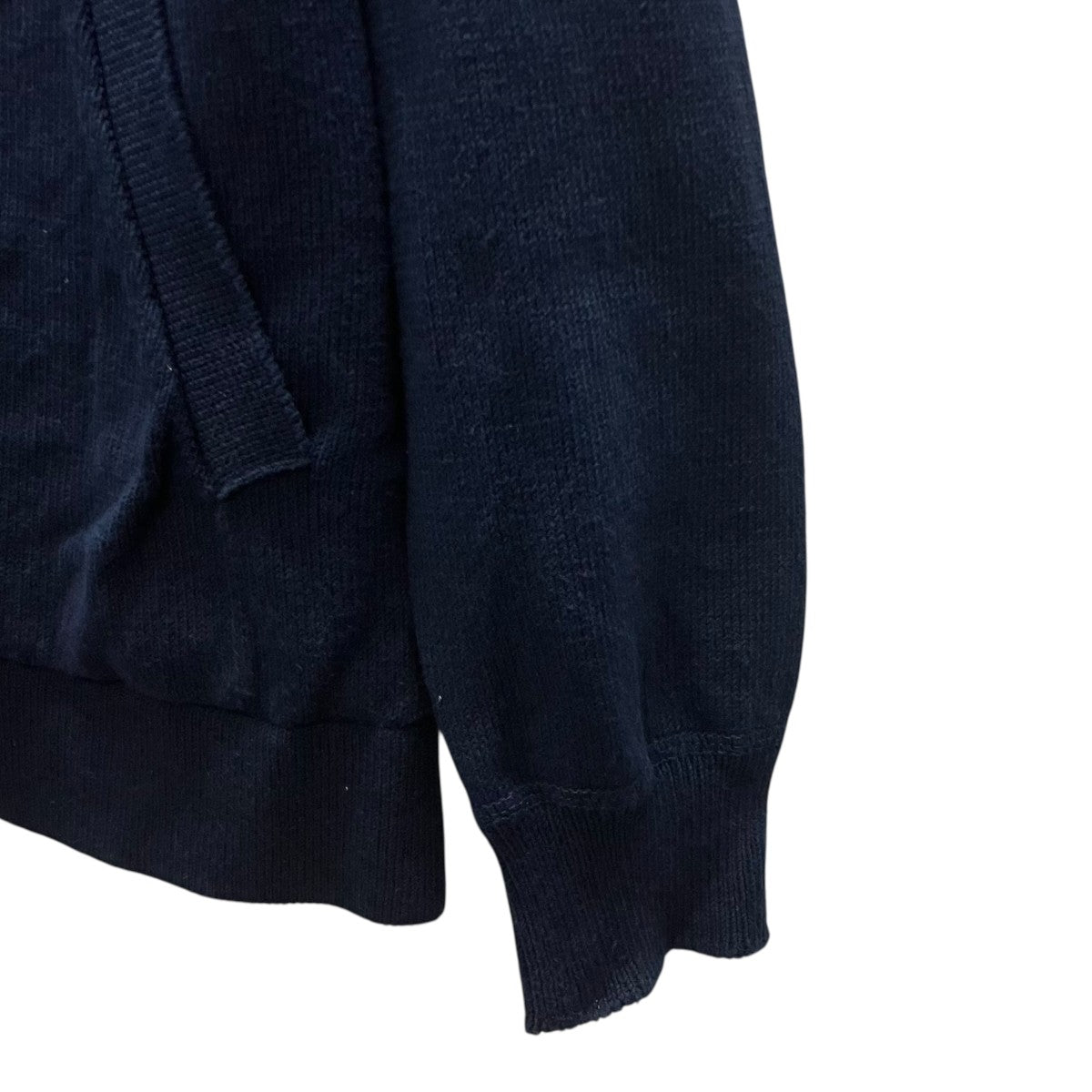 C．P COMPANY Cotton Mixed Hooded Knit ジップパーカー 古着・中古-3枚目のアイテム画像
