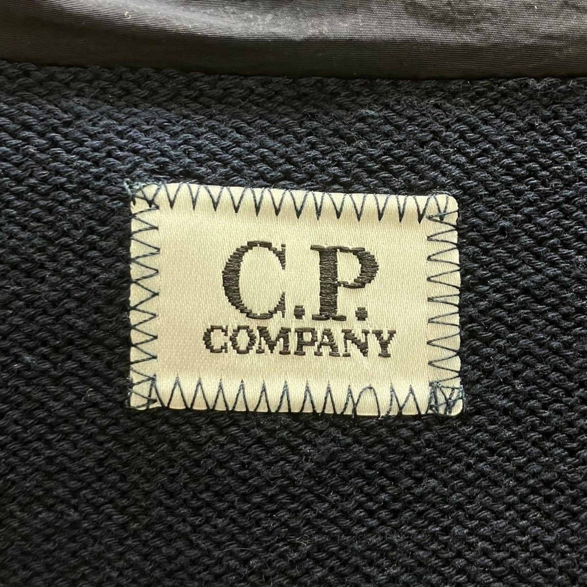 C．P COMPANY Cotton Mixed Hooded Knit ジップパーカー 古着・中古-5枚目のアイテム画像
