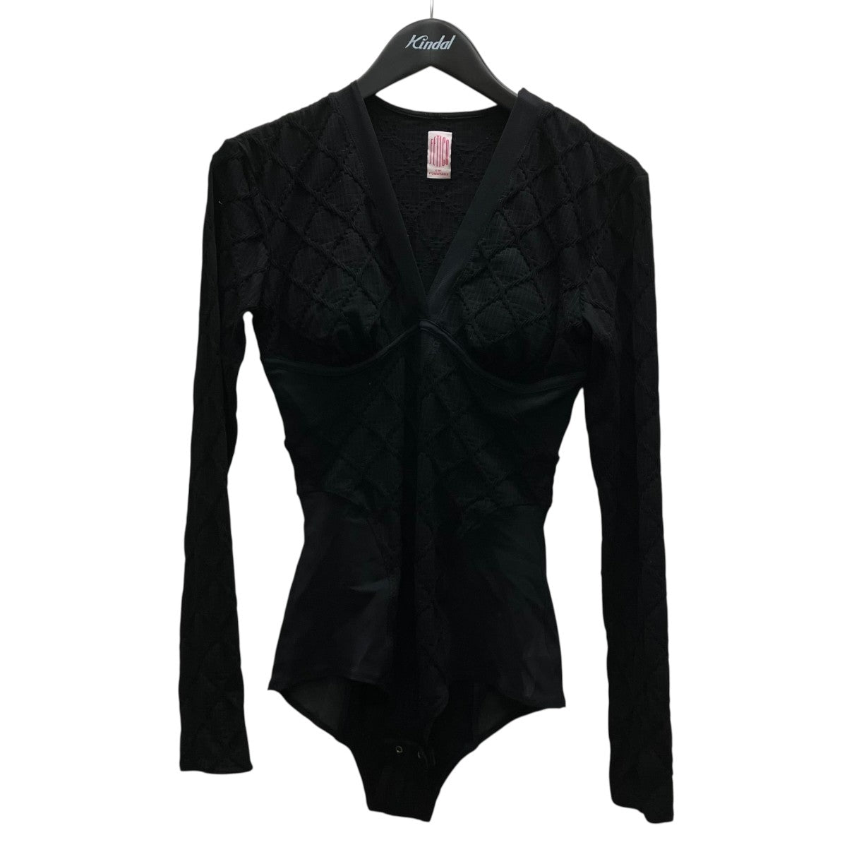 JACQUARD JERSEY PANELED BODYSUIT ボディースーツ