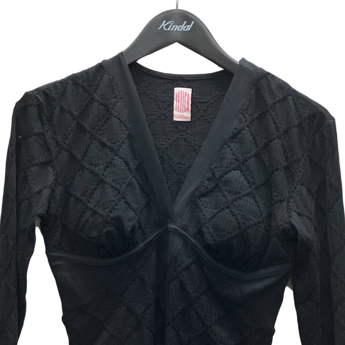 JACQUARD JERSEY PANELED BODYSUIT ボディースーツ