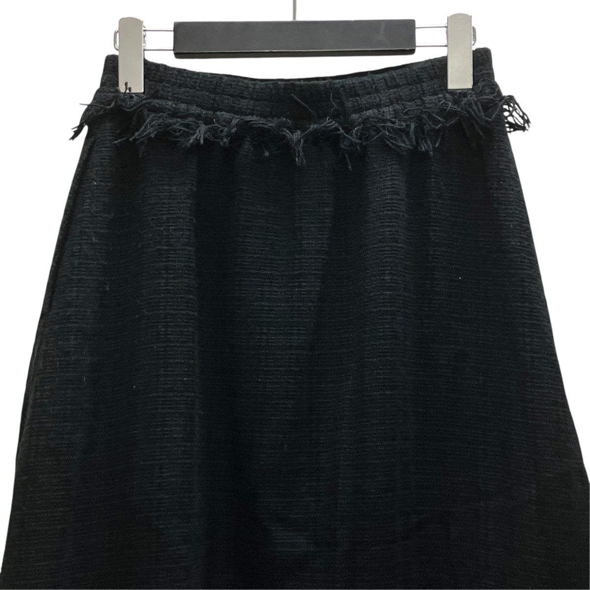 08sircus Summer tweed long slit fringe skirt ツイードスカート 古着・中古-4枚目のアイテム画像