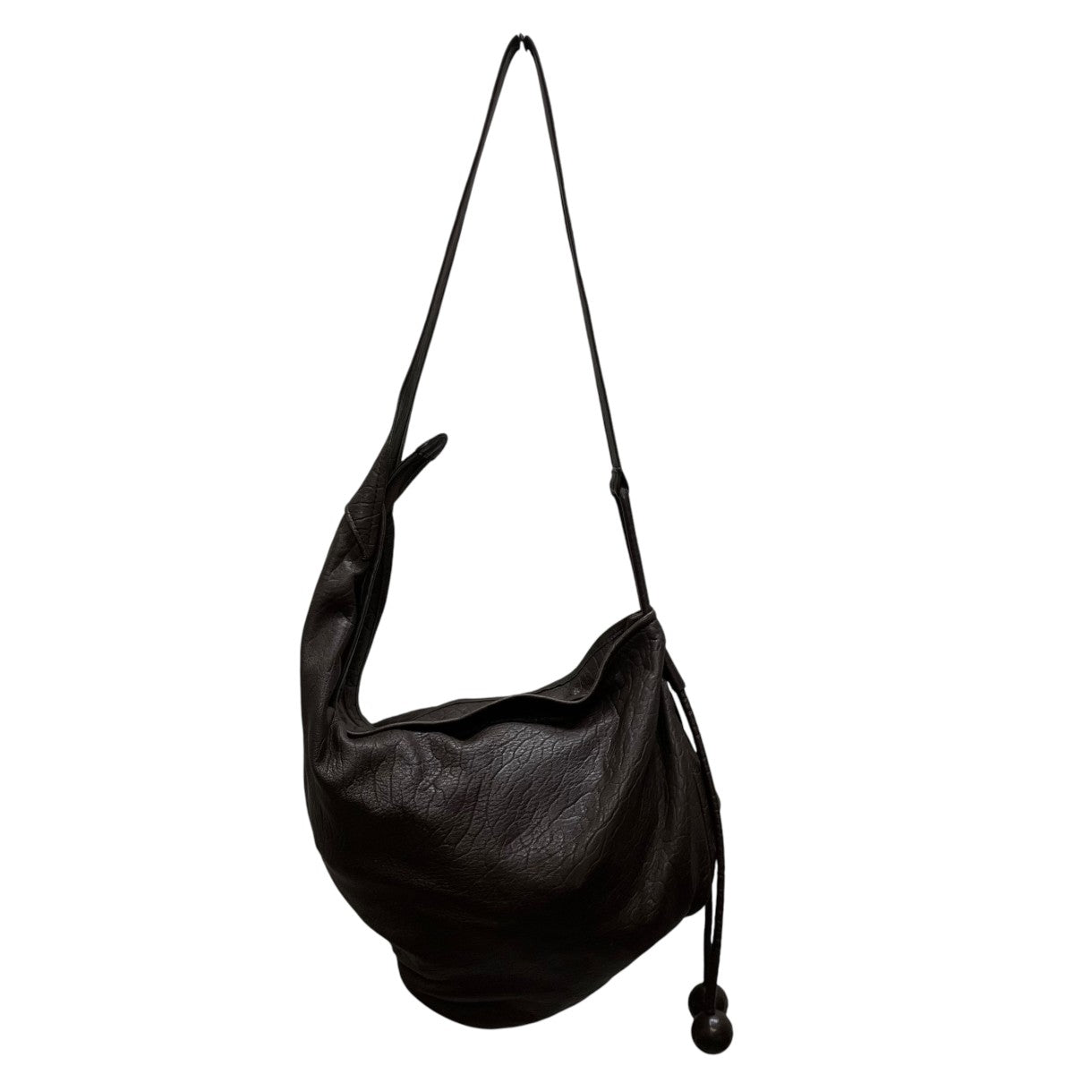 MARNI ナッパ製ホーボーバッグレザーショルダーバッグ 古着・中古-2枚目のアイテム画像