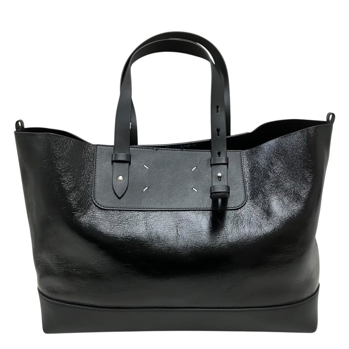 Maison Margiela 2wayレザートートバッグ 古着・中古-2枚目のアイテム画像