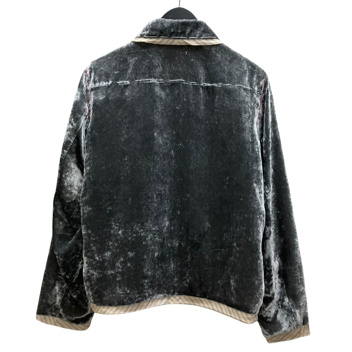 MASU(エムエーエスユー) 26SS UNEVEN VELVET JACKE ジップアップ