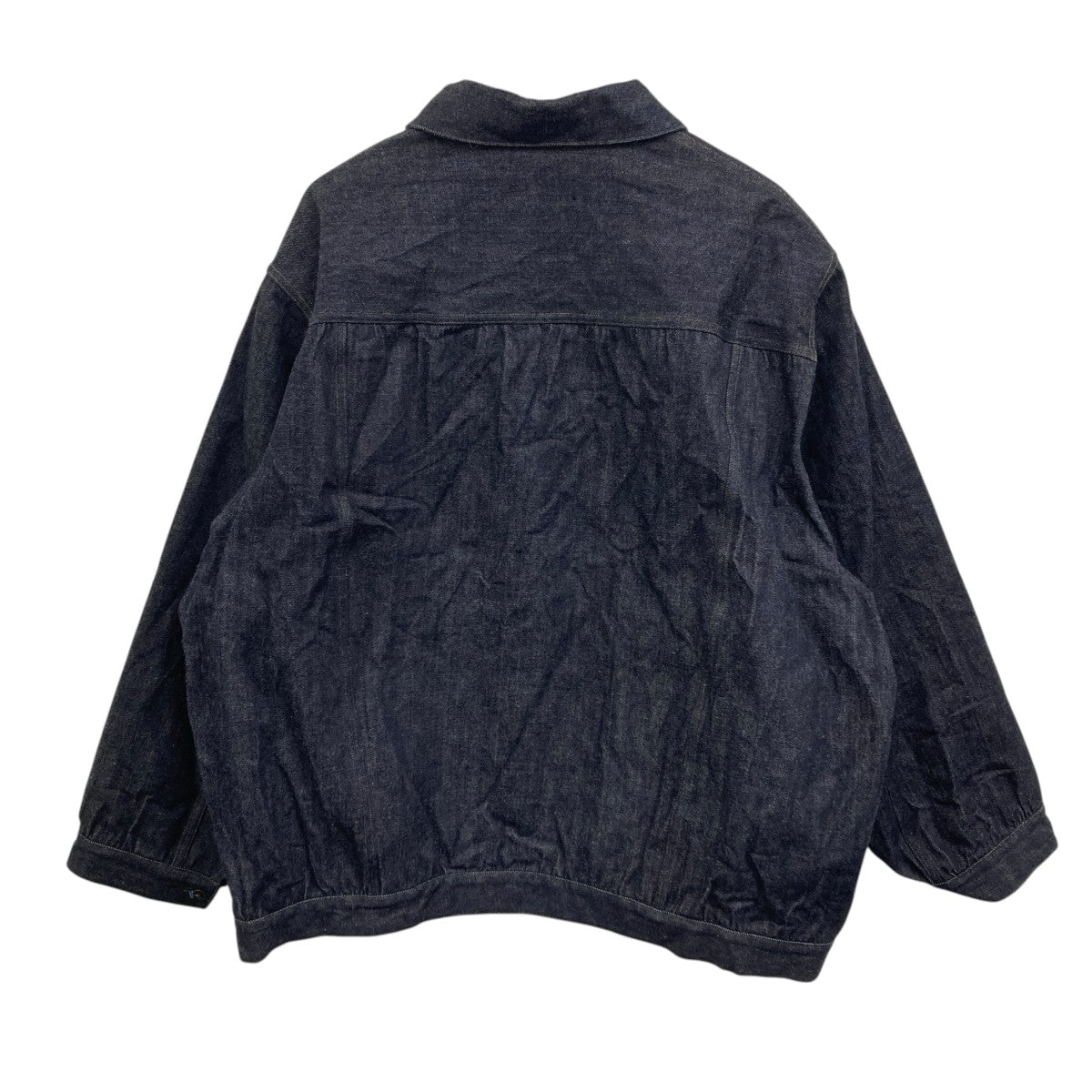 The crooked Tailor Pleated Denim Jacket 40s デニムジャケット 古着・中古-2枚目のアイテム画像