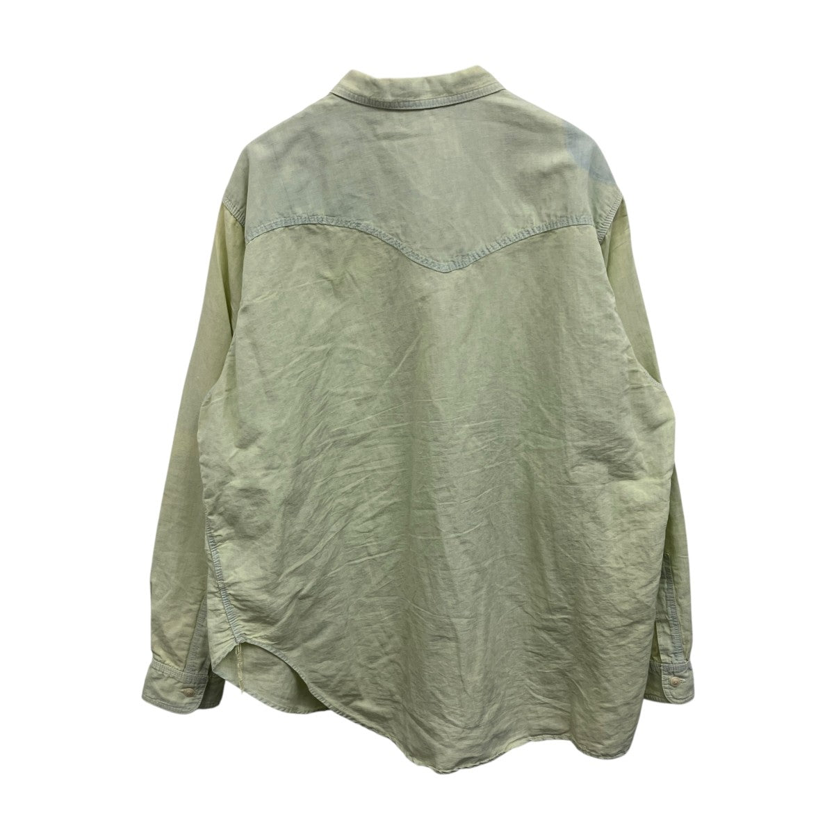 NICENESS ELMES Articulated Shirt シャンブレーシャツ 古着・中古-2枚目のアイテム画像