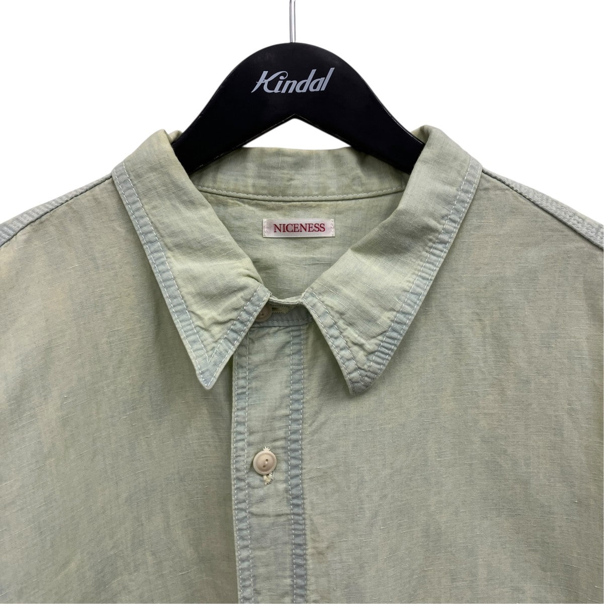 NICENESS ELMES Articulated Shirt シャンブレーシャツ 古着・中古-3枚目のアイテム画像