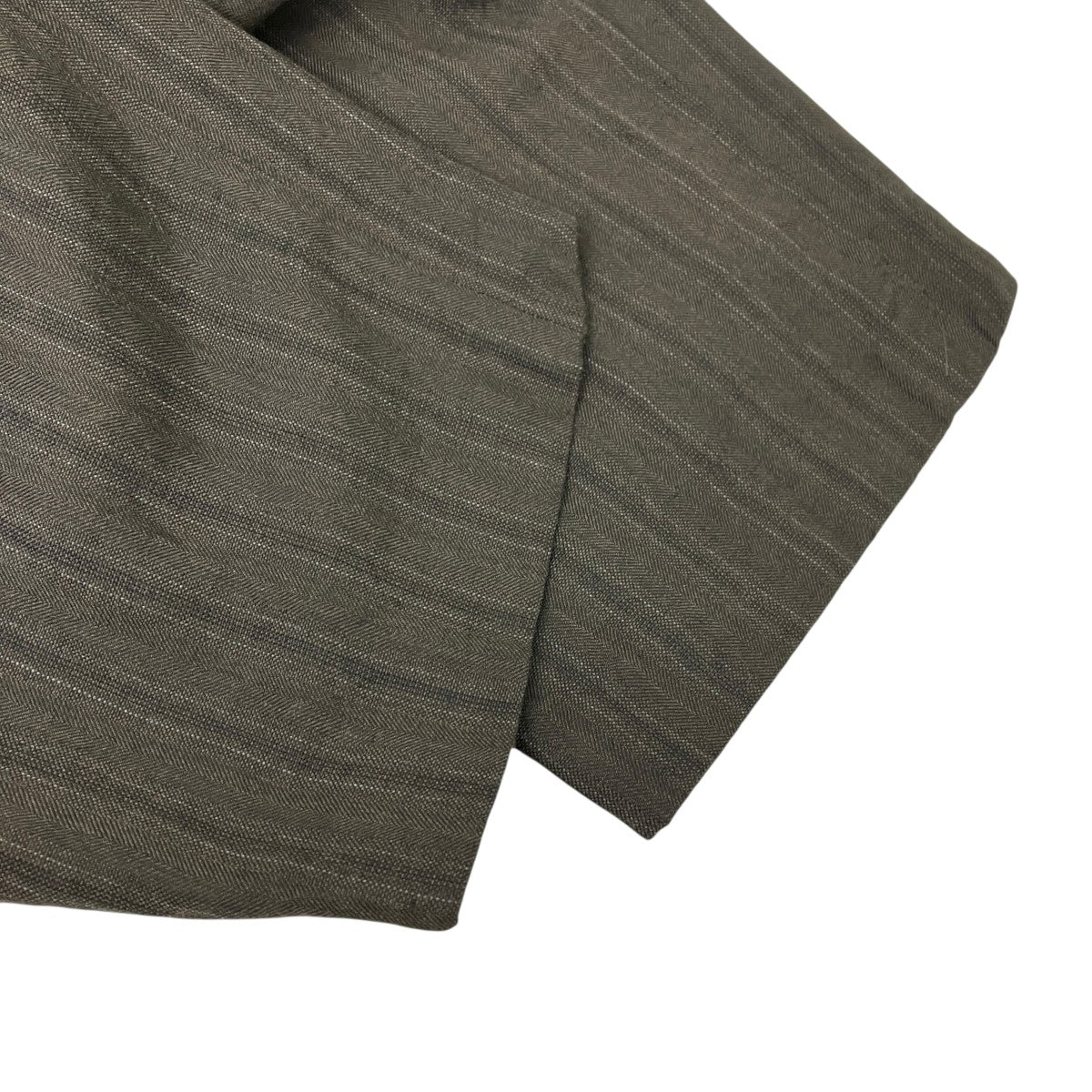 NICENESS S．SCHENKER Wool Linen Stripe Flying V Trousers スラックス 古着・中古-5枚目のアイテム画像