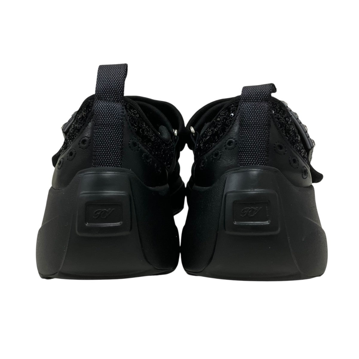 Roger Vivier ヴィヴ オン ザ ラン スパンコール ストラップ バレリーナ 古着・中古-4枚目のアイテム画像