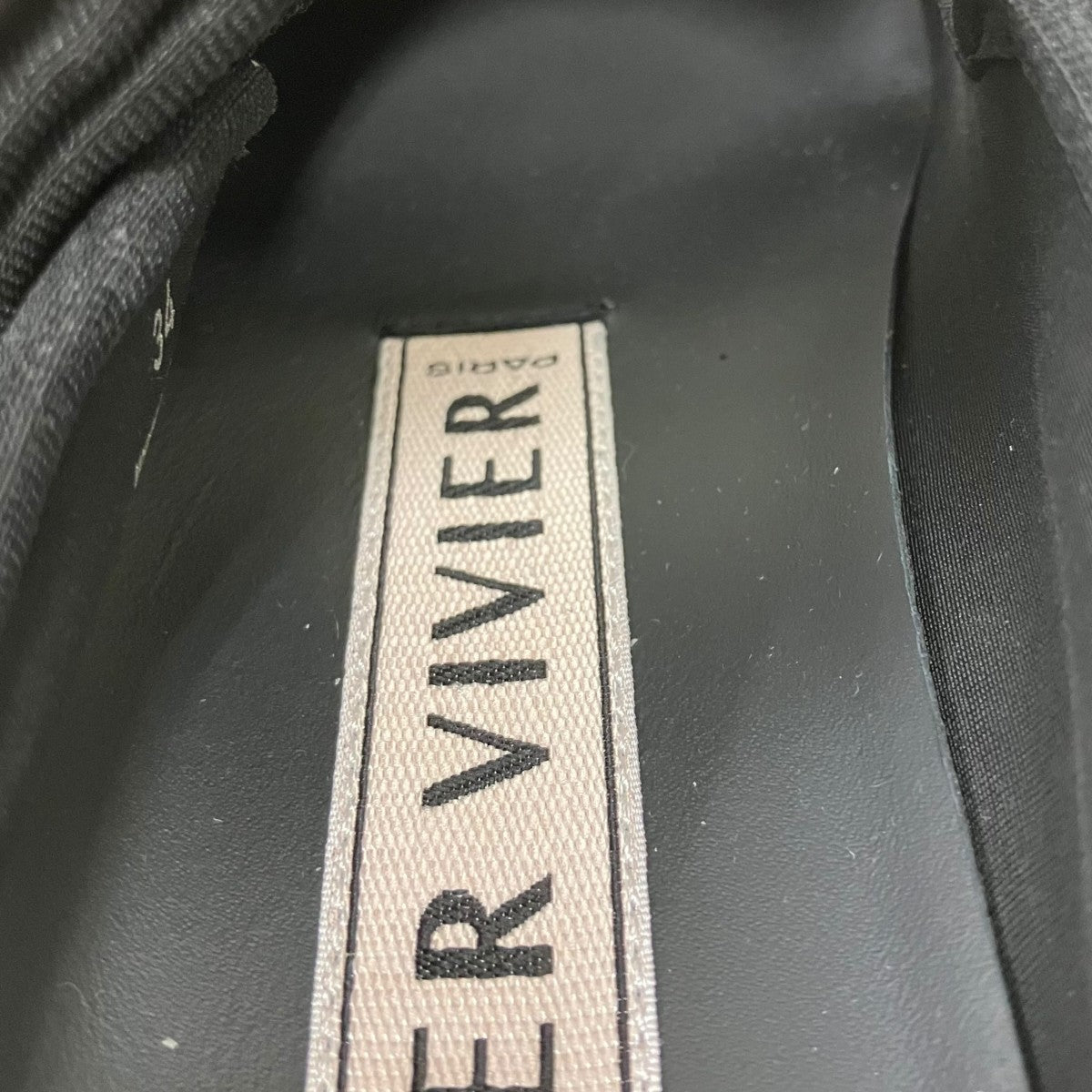 Roger Vivier ヴィヴ オン ザ ラン スパンコール ストラップ バレリーナ 古着・中古-7枚目のアイテム画像