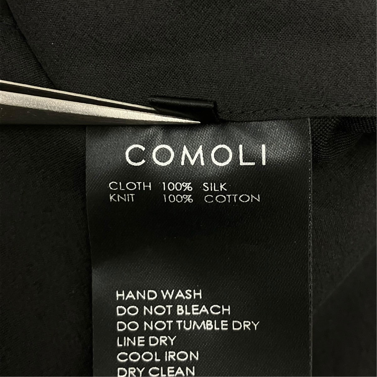 COMOLI(コモリ) 25SS リバーシブルパンツ E03-06003 ブラック サイズ 2