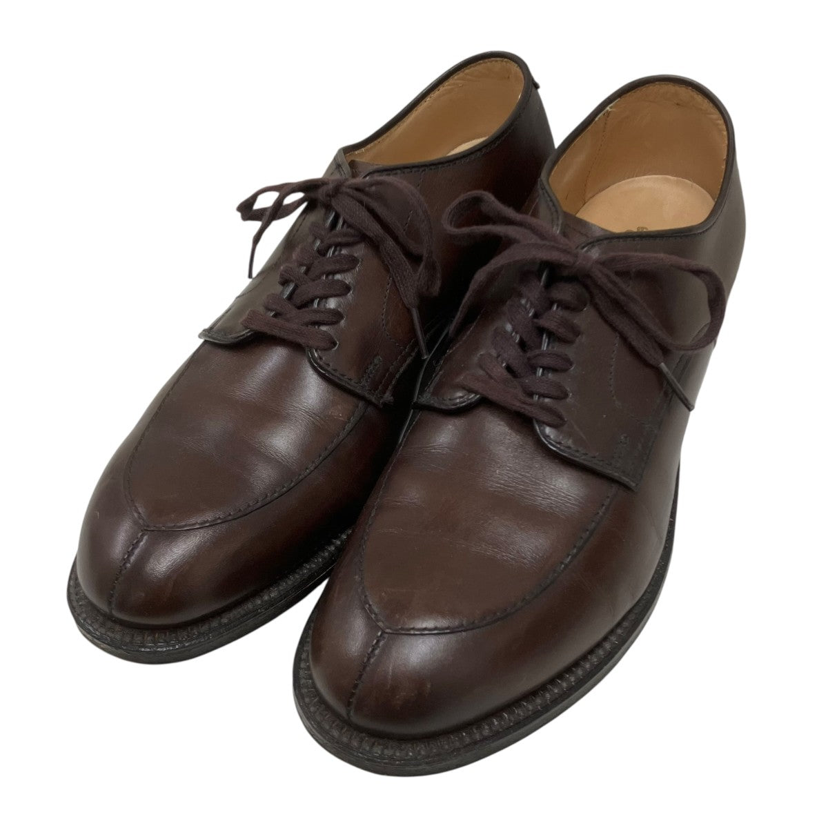 ALDEN Vチップレザーシューズ 古着・中古-1枚目のアイテム画像