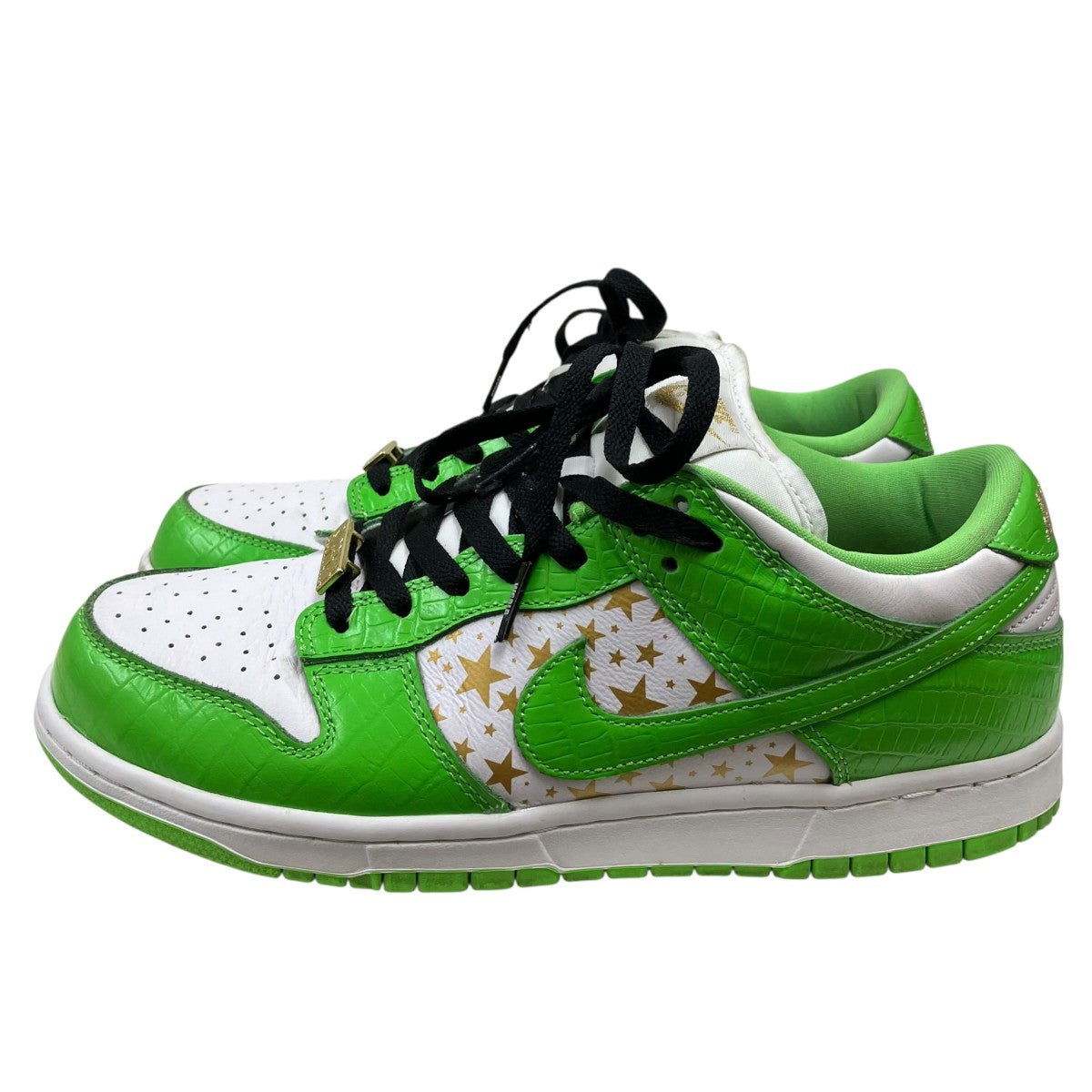 Supreme×NIKE Dunk Low OG QS Gold Stars「White Mean Green」ローカットスニーカーDH3228-101 古着・中古-3枚目のアイテム画像